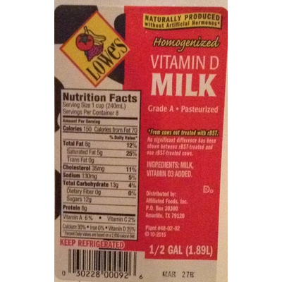 Vitamin D Milk