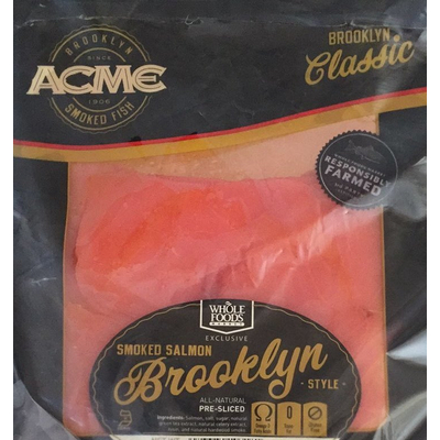 Smoked Salmon, Brooklyn Style