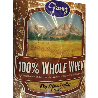 Whole Wheat Big Horn Valley Bread