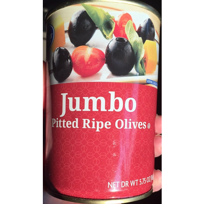 Pitted Ripe Olives, Jumbo
