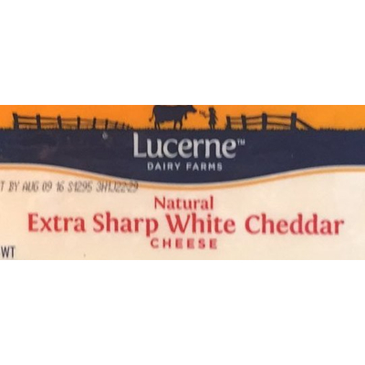 Cheese, Extra Sharp White Cheddar