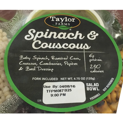 Spinach & Couscous