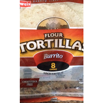 Flour Tortillas, Burrito