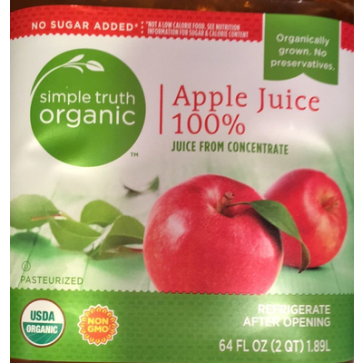 Simple Truth Apple Juice 2025