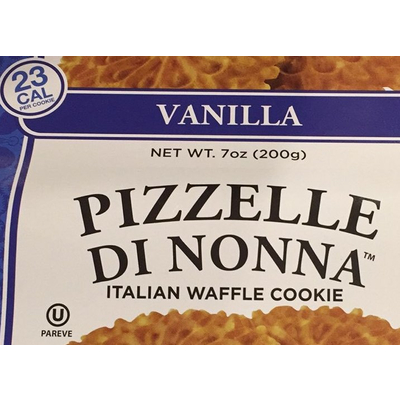 Italian Waffle Cookie, Vanilla