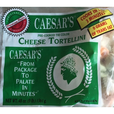 Cheese Tortellini, Pre-Cooked Tri Color