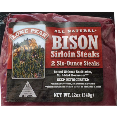 Bison Sirloin Steak