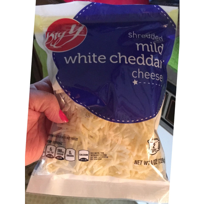 Shredded Mild, White Cheddar Cheese