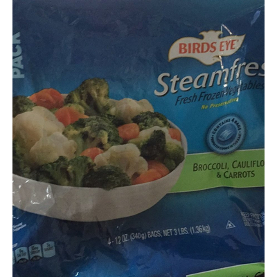 Broccoli, Cauliflower & Carrots