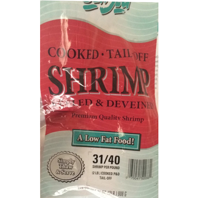 Shrimp, Cooked