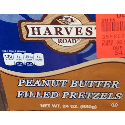 Peanut Butter Filled Pretzels