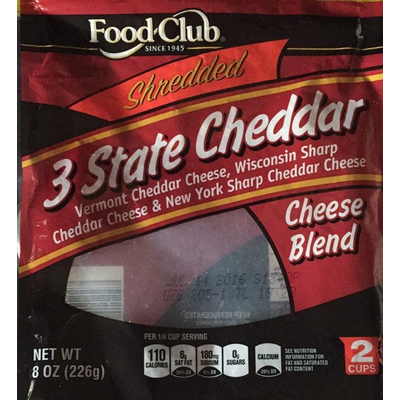3 State Cheddar Cheese Blend