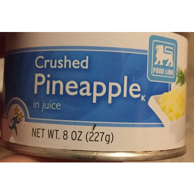 Crushed Pineapple in Juice