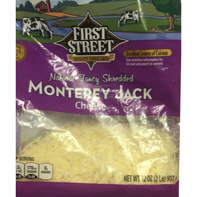 Monterey Jack Cheese, Shredded