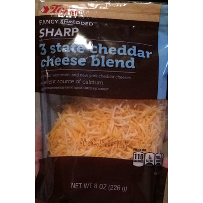 3 State Cheddar Cheese Blend, Shredded