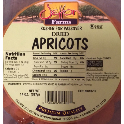 Dried Apricots