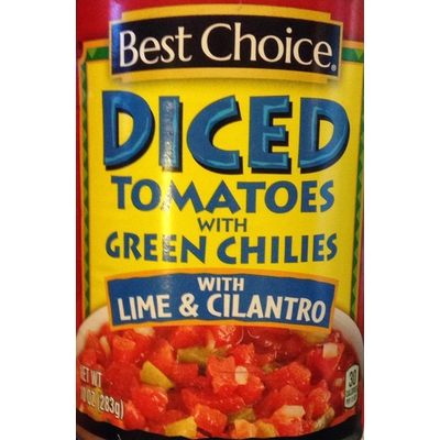 Diced Tomatoes with Green Chilies