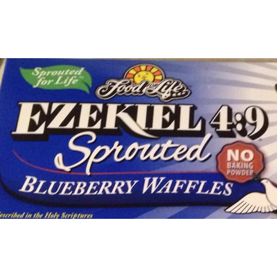 Sprouted, Blueberry Waffles