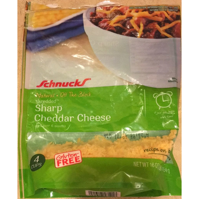 Sharp Cheddar Cheese, Shredded