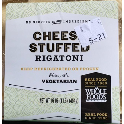 Cheese Stuffed Rigatoni