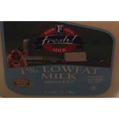 Milk, 1% Lowfat