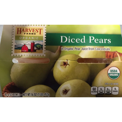 Diced Pears