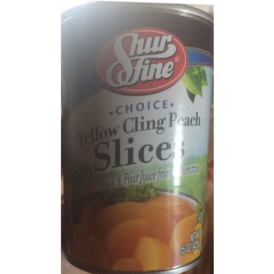 Yellow Cling Peach Slices