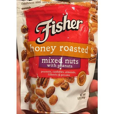 Mixed Nuts with Peanuts, Honey Roasted