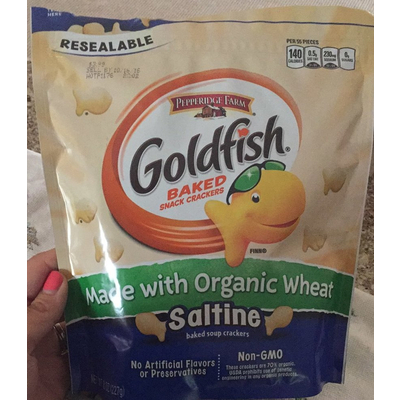 Goldfish, Baked Snack Crackers, Saltine