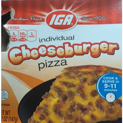 Cheeseburger Pizza