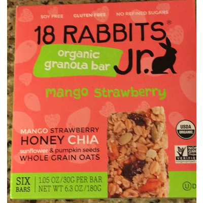 Organic Granola Bar, Mango Strawberry