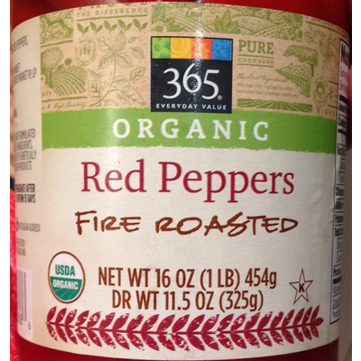 Organic Red Peppers, Fire Roasted