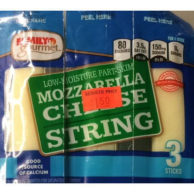 String Cheese, Mozzarella