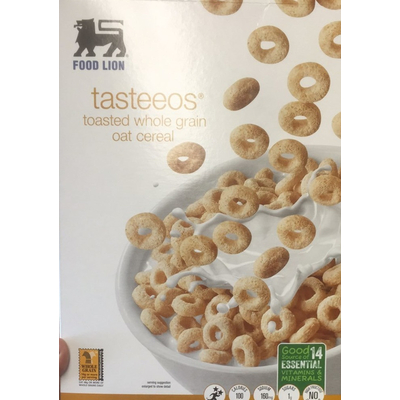 Tasteeos, Toasted Whole Grain Oat Cereal
