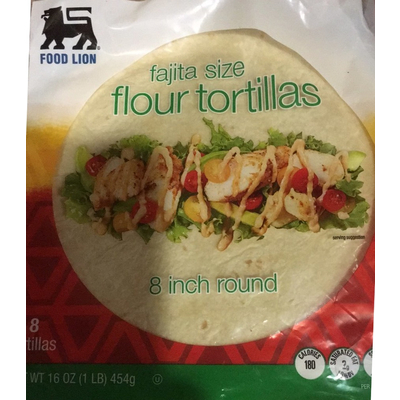 Flour Tortillas, Fajita Size