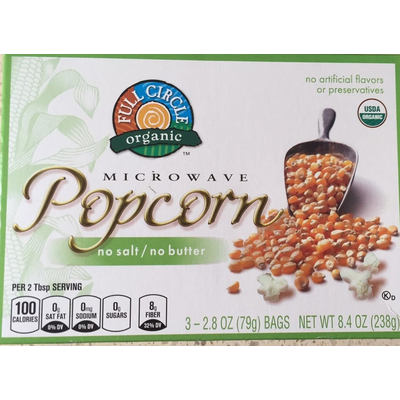 Microwave Popcorn, No Butter