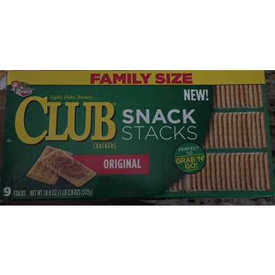 Club Snack Stacks, Crackers