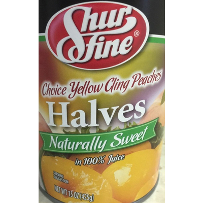 Yellow Cling Peaches Halves
