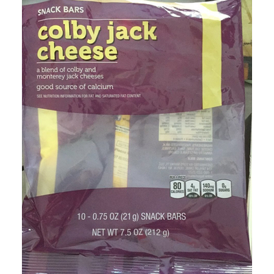 Snack Bars, Colby Jack Cheese