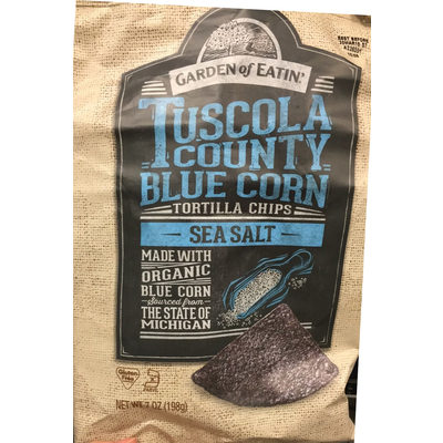 Tortilla Chips, Tuscola County Blue Corn