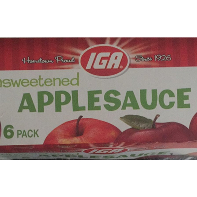 Unsweetened Applesauce