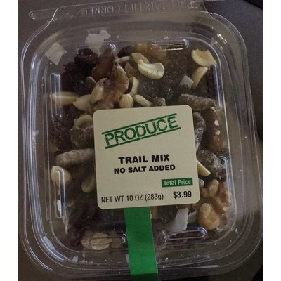 Trail Mix, No Salt Added