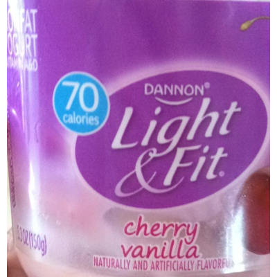 Cherry Vanilla Nonfat Yogurt