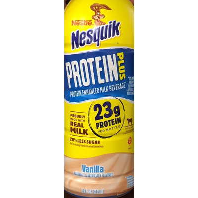 Protein Plus Enhanced Milk Beverage, Vanilla