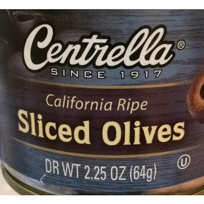 California Ripe, Sliced Olives
