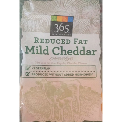 Mild Cheddar Cheese, Reduced Fat