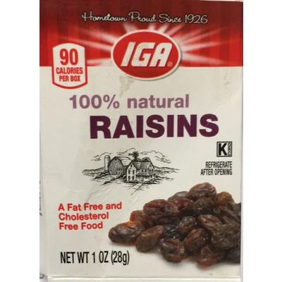 Natural Raisins