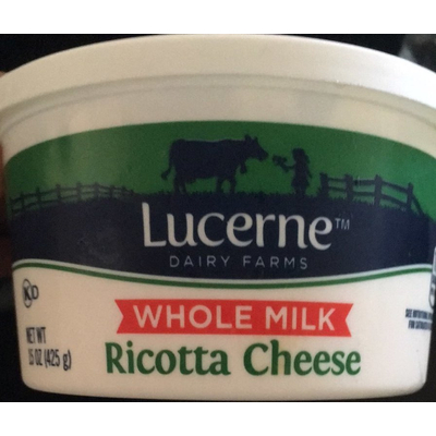 Whole Milk, Ricotta Cheese