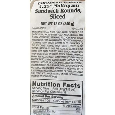 Multigrain Sandwich Rounds