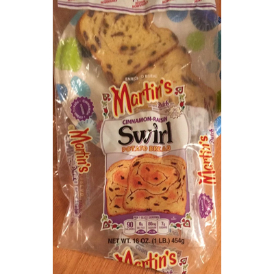 Cinnamon-Raisin, Swirl Potato Bread